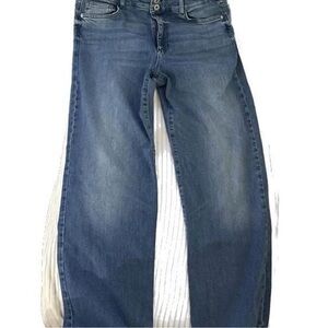 J.Jill Women's Blue Denim High Rise Full Leg Jeans Size 14 Petite